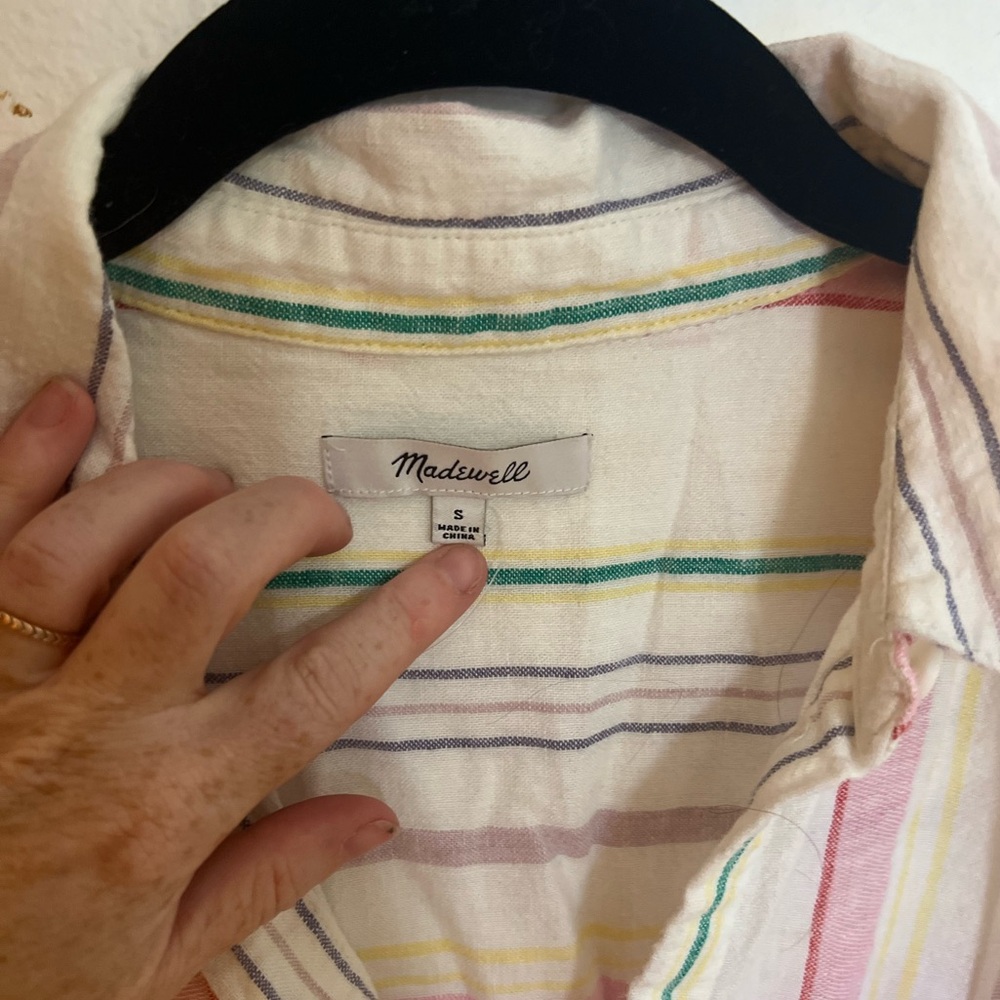 Madewell linen button down
